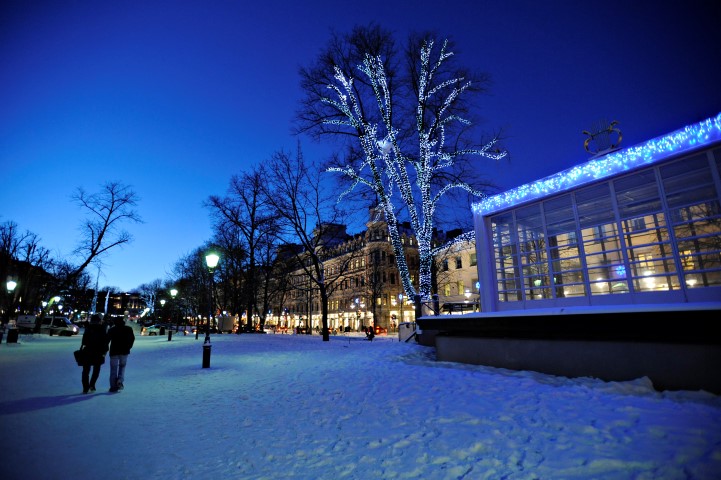 Talvista Helsinkiä joulukuu 2009-tammikuu 2010.Kuva:Kimmo Brandt