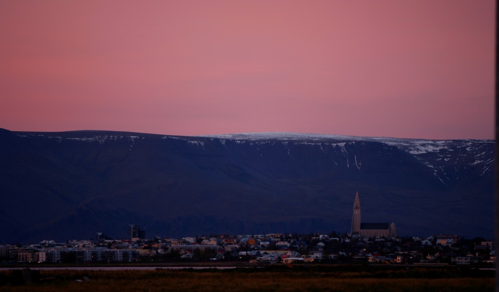 Reykjavik with Hallgrímskirkja church
